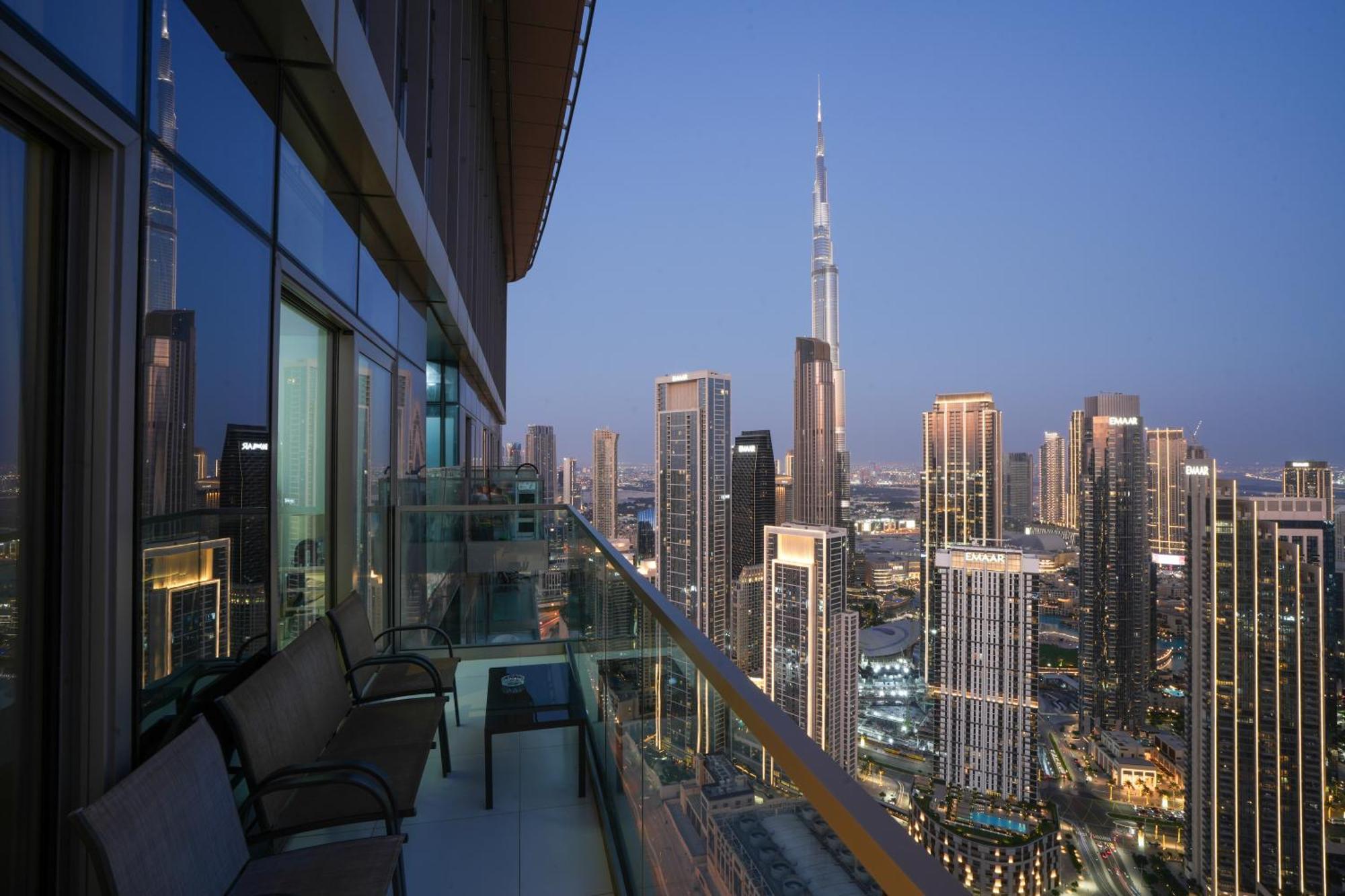 Ch - 2br Paramount - Floor Burj View Appartement Dubai